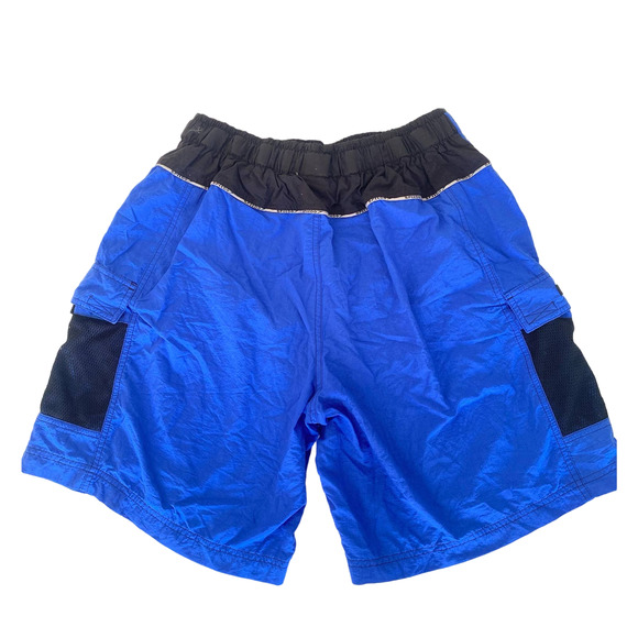 Speedo Curl Burke Swim Club Blue Cargo Swim Trunks Size Large - Picture 2 of 8